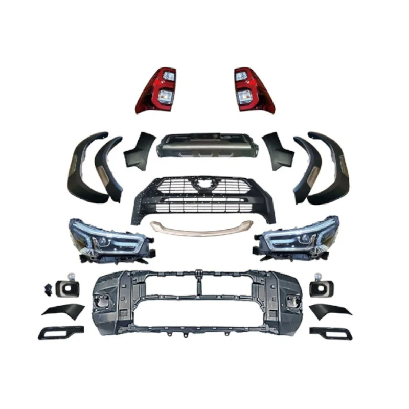 Hilux 2016-2019 Rocco 2020 உயர் கட்டமைப்பு பாடி கிட்டிற்கு மேம்படுத்தப்பட்டது 