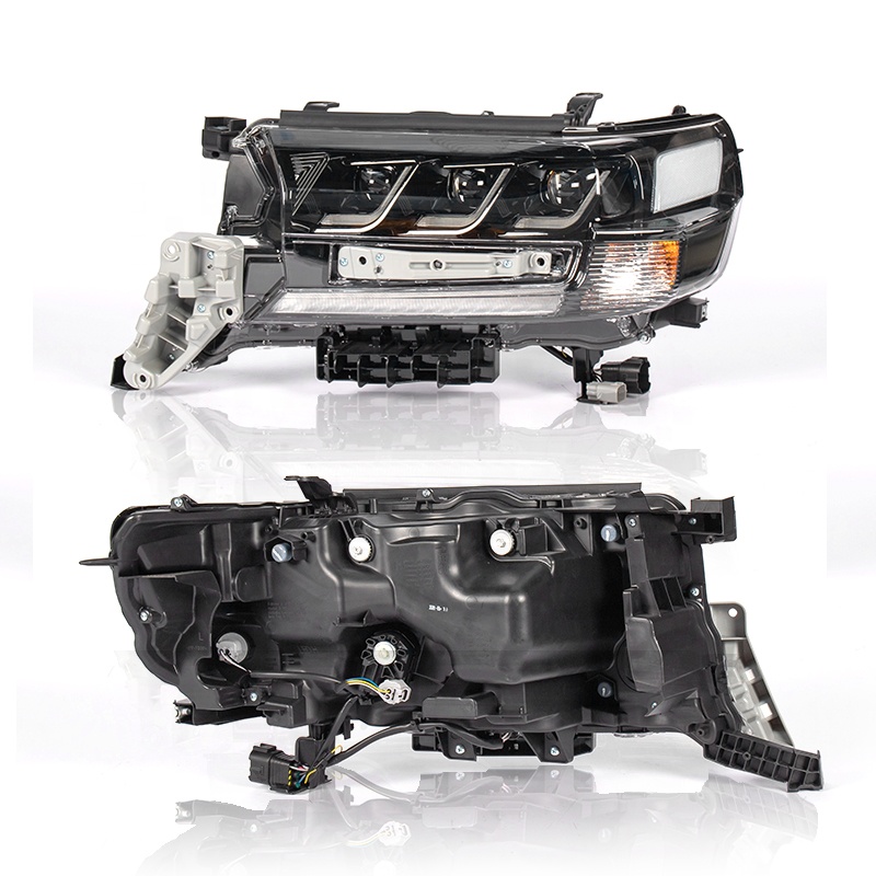 Modifioitu kolmesilm&auml;iset ajovalot autoon Toyota Land Cruiser LC200 2016 