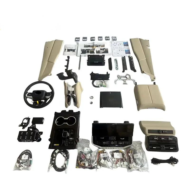 Toyota Land Cruiser LC200 இன்டீரியர் பாகங்கள் LC300க்கு மேம்படுத்தப்பட்டது 