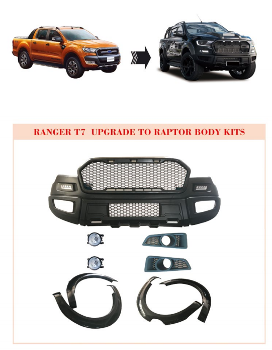 Ranger T7 ወደ Raptor Body Kit አሻሽል።
