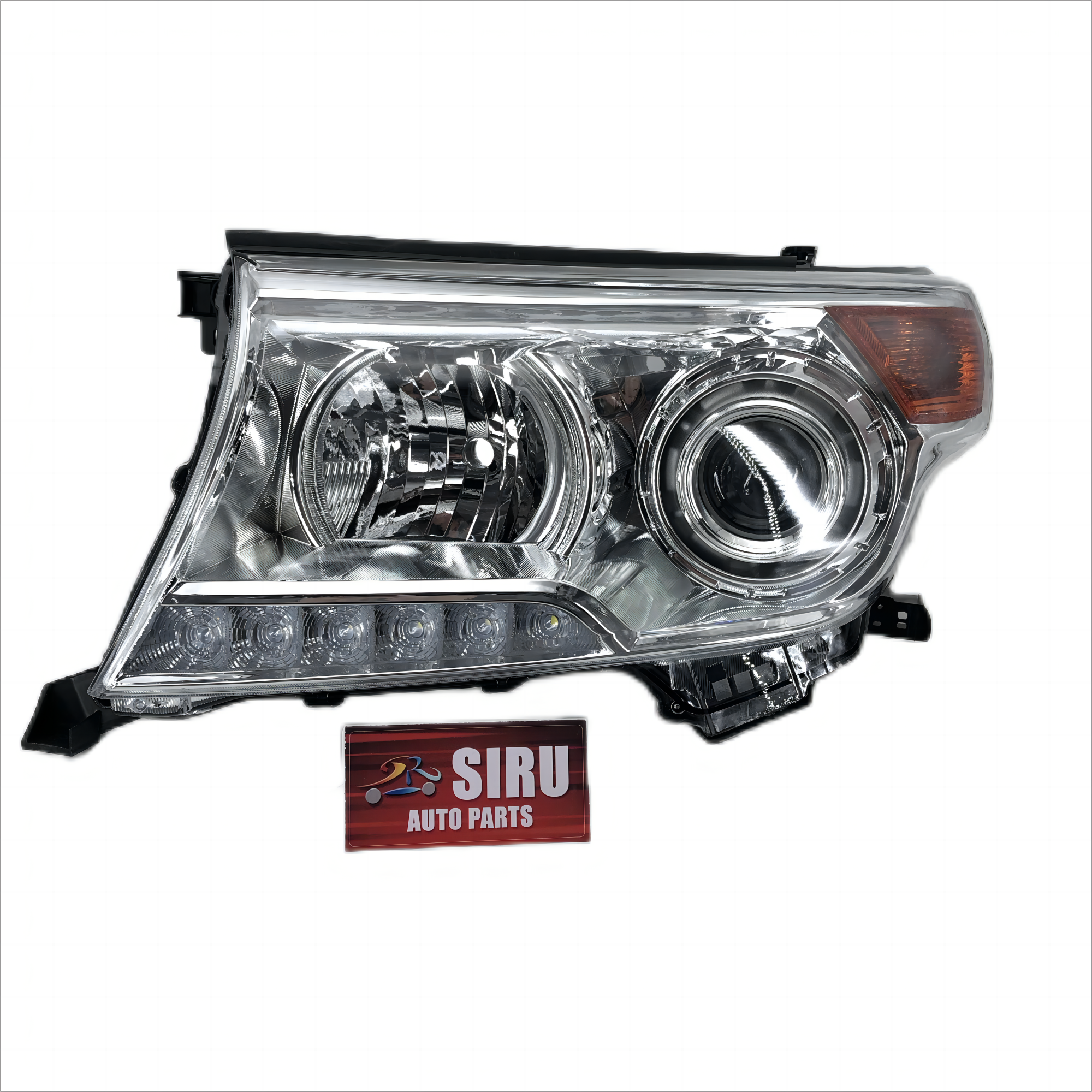 Babban fitila na Toyota Land Cruiser LC200 2012