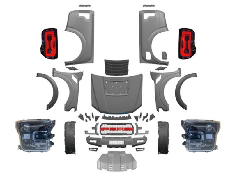 رنجر به کیت بدنه F150 تغییر یافت