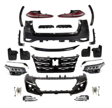 Ngwa ahụ Toyota Fortuner 2015 kwalite gaa na Fortuner 2021 dị ala