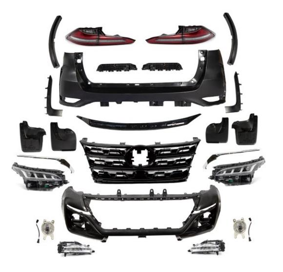바디 키트 Toyota Fortuner 2015 Fortuner 2021 로우 타입으로 업그레이드
