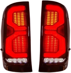 Toyota Hilux Vigo 2012-2015 için Hareketli Işık Efekt Tail Işıkları