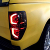 Ford Ranger ไฟท้าย LED ดัดแปลง-ขับหลัง, เบรก, ถอยหลัง, ไฟเลี้ยวสำหรับ T6, T7, T8 (2012-2021)