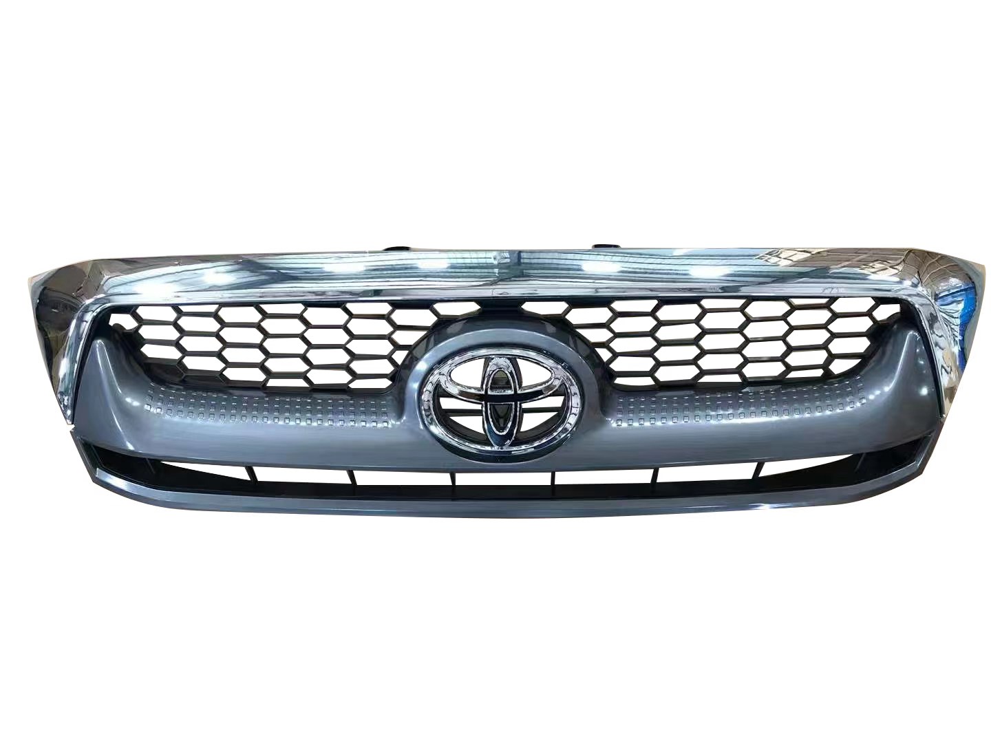 กระจังหน้า OEM Toyota Hilux Vigo 2008 โครเมียมครึ่งตัว