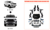 Kit carrozzeria Toyota Fortuner 2012-2015 Aggiornamento allo stile Revo 2020