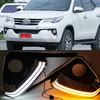2015 Toyota Fortuner gbanwetụrụ DRL nwere eriri ọkụ Dual LED