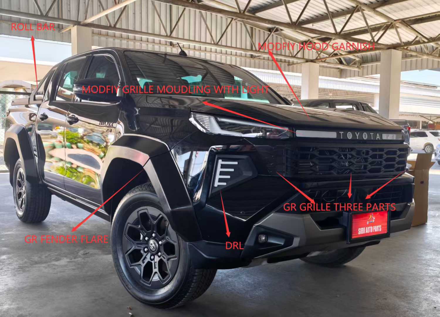 Revo(2016)/Rocco(2018) Change to Travo(2026) Body Kit